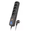 Lestar 5w Lv-530wa, listwa przeciwprzepięciowa, 1,5 m, Czarny Lv-530w G-a K. Cz 1,5m