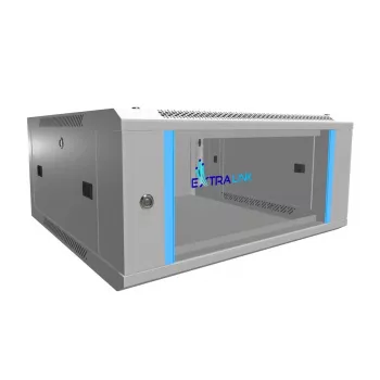 Extralink Szafa wisząca rack 4U 600x600 Szara do montażu na ścianie