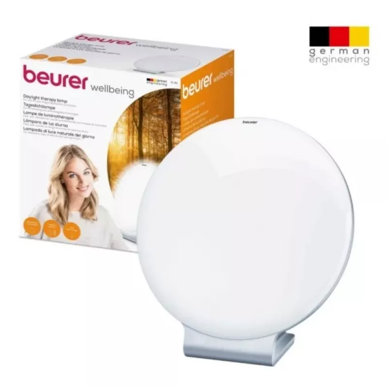 Lampa do terapii światłem Beurer TL 50 60815 10000 luksów – symulator światła dziennego do sezonowej terapii światłem