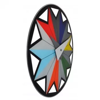 NeXtime klok 8163 Circus, Ø43 cm, ścienny, czarny/wielokolorowy