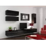 Cama stojak TV VIGO 140 30/140/40 czarny/czarny połysk