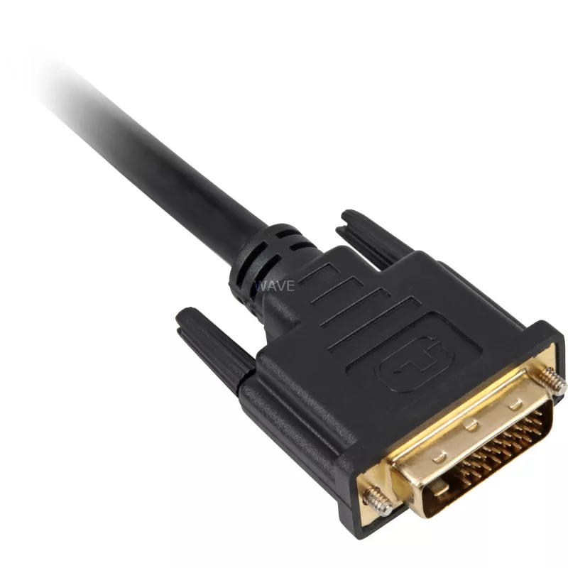 Kabel DVI Sharkoon DVI-D/DVI-D (24+1) 1 m