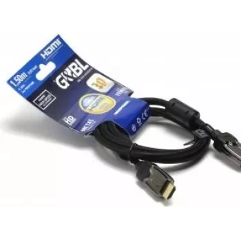 Kabel HDMI G&BL z Ethernetem, wtyk HDMI męski na wtyk HDMI męski, 1,5 m, ekranowany, obsługa 4K