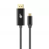 Kabel USB-C do DisplayPort TB AKTBXVDUSBCDP2B 2 m — czarny
