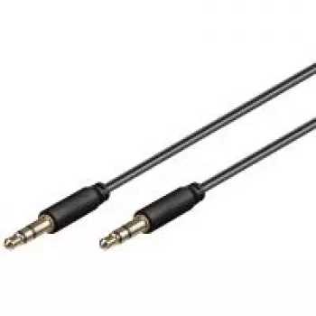 Wentronic Goobay Kabel połączeniowy jack 3,5 mm, 0,5 m - wtyk jack 3,5 mm (3-pin, stereo) > wtyk jack 3,5 mm (3-pin, stereo) (69116)