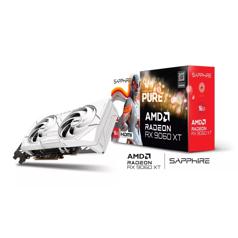 Karta graficzna SAPPHIRE PURE Radeon RX 9060 XT Gaming OC 16GB
