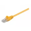 Wentronic Goobay CAT 5e Patch kabel, U/UTP, Żółty, 15 m - CCA miedź Mix (68351)
