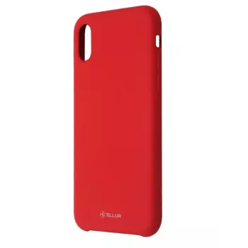 Etui telefon Tellur Silicone Cover do iPhone XS — Czerwone