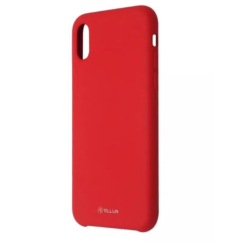 Etui telefon Tellur Silicone Cover do iPhone XS — Czerwone