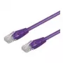 Kabel sieciowy Goobay 1.5m 2xRJ-45 Fioletowy Cat5