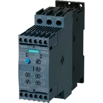Siemens Soft Starter Moc silnika przy 400 V 15 kW Moc silnika przy 230 V 7,5 kW 400 V/AC Prąd znamionowy 32 A 3RW4027 (3RW4027-1BB14)
