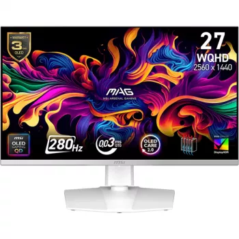 Monitor MSI MAG 272QPWDE X28 26.5 cala QHD QD-OLED Gaming Monitor
