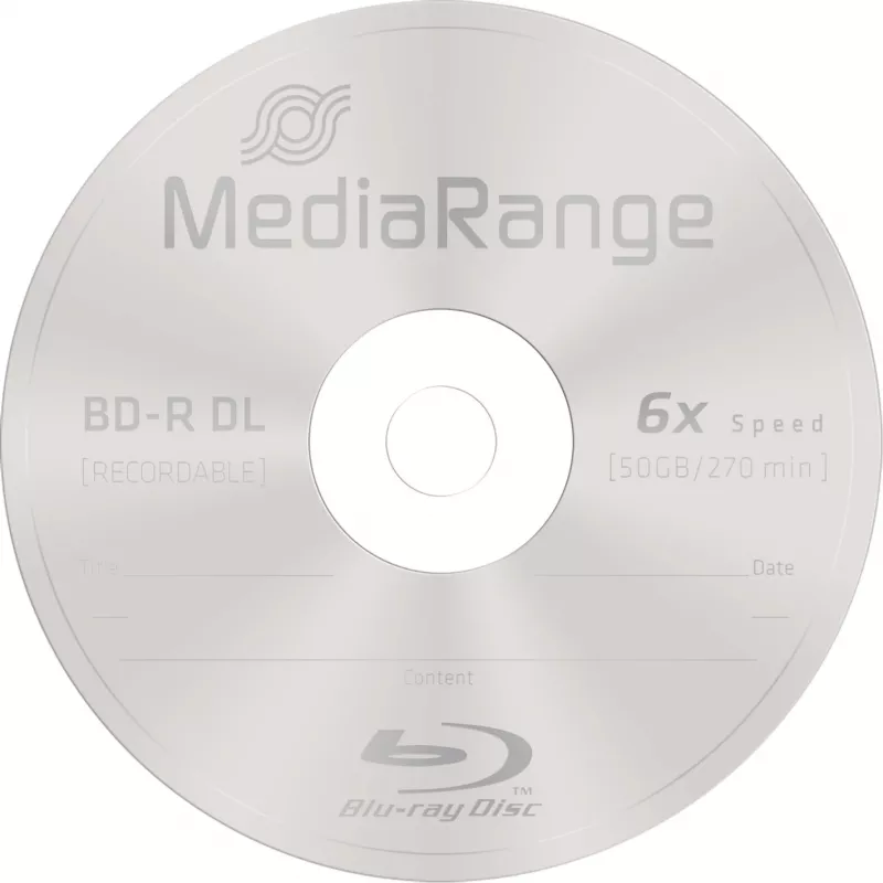 BD-R DL MediaRange MR508 50 GB 25 szt.