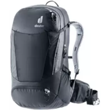 Plecak DEUTER Trans Alpine 32 EL — 32 L, ergonomiczny plecak rowerowy/dojazdowy, czarny