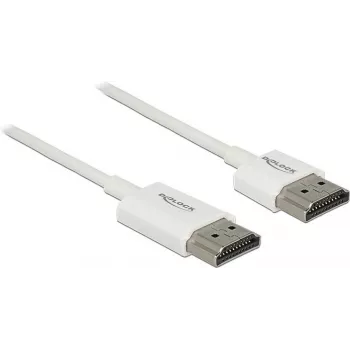 Kabel HDMI DeLOCK 85138 3m Wtyk męski na wtyk męski Typ A Biały