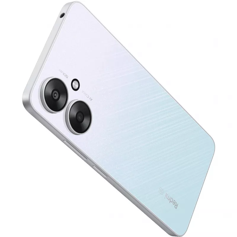 Smartphone Xiaomi Redmi 13C 5G, Wyświetlacz 6,71 cala, 4 GB RAM, 128 GB, Starry srebrny