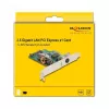 DeLOCK 90760 wewnętrzna karta sieciowa 2500 Mbit/s PCI Express przewodowa