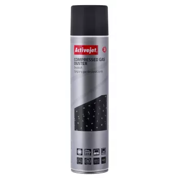 Activejet AOC-201 Sprężone Powietrze (600 ml) Spray do Czyszczenia Powietrzem, Łatwe Czyszczenie Trudno Dostępnych Miejsc