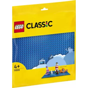 Płytka konstrukcyjna LEGO 11025 — niebieska płytka bazowa 32x32 wypustki, 250×250 mm