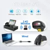 Bezprzewodowy skaner kodów kreskowych QOLTEC 50856 — ręczny, przewodowo-bezprzewodowy, 1D i 2D, interfejs USB, obudowa ABS, 170×62×100 mm, 203 g