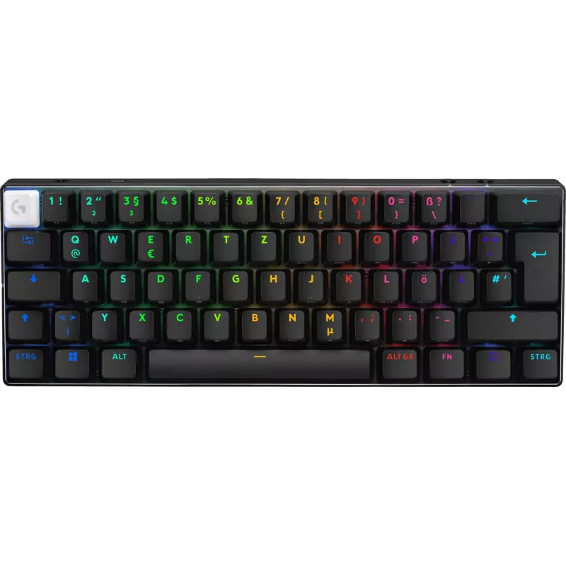 Logitech G PRO X 60 Klawiatura Gaming USB RF Wireless Bluetooth QWERTZ Czarny