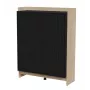 Cama PORTO komoda 100x38x130 dąb/czarny