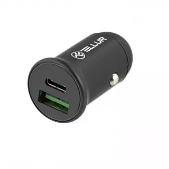 Ładowarka samochodowa Tellur PD60W QC30W T-MLX43921 — szybkie ładowanie 60W PD i 30W QC do pojazdów