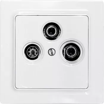 Eltako TV/RF/SAT-Cover Plate for E-Design55 TV55E/3-wg (30055840)