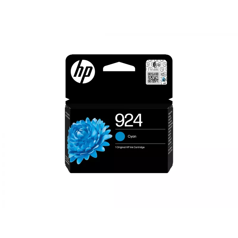 HP 924 cyjan oryginalna kaseta z tuszem