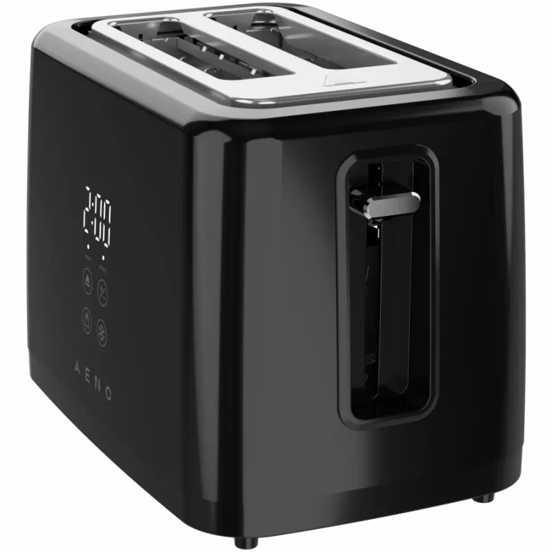 Toster elektryczny, czarny, 220-240V, 50-60Hz, 780-930W, 2 szczeliny, 3 tryby, 7 poziomów opiekania