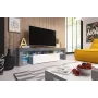 Cama stojak TV TORO 158 szary/biały połysk