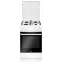 Kuchenka wolnostojąca Amica SHM51071W Elektryczna Gazowa Biała 4 Strefy Gazowe 63L