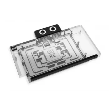Backplate Alphacool 10269 Akryl Aluminium Chrom Miedź Nylon Czarny 155.5x235.9x34mm
