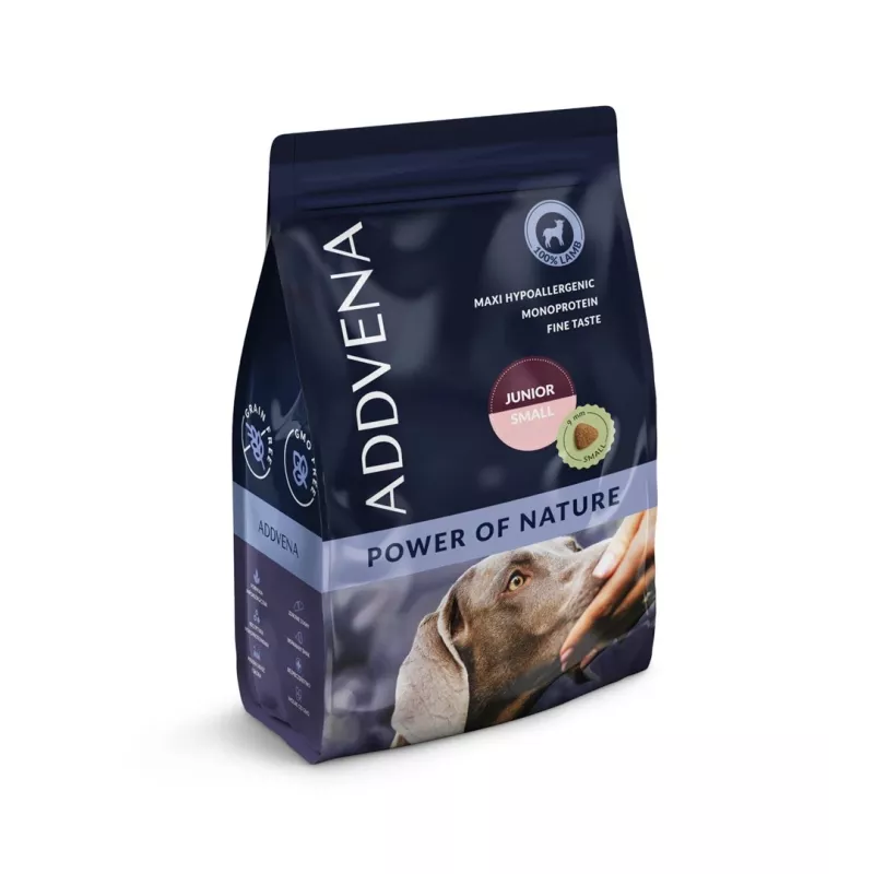 ADDVENA Power of Nature Junior Small Lamb - sucha karma dla psa - 2,5 kg