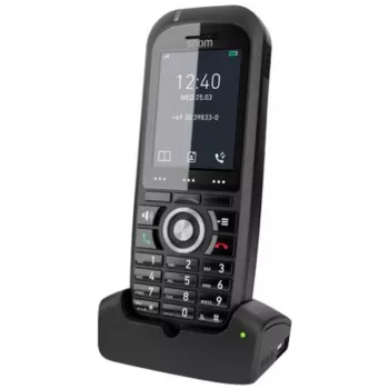 Słuchawka telefoniczna DECT Snom M70 z identyfikacją rozmówcy, czarna