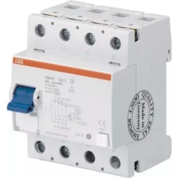 ABB STOTZ-KONTAKT Wyłącznik różnicowoprądowy 4P, Typ B+, 40 A, 30 mA F204B+40/0,03 (2CSF204701R1400)
