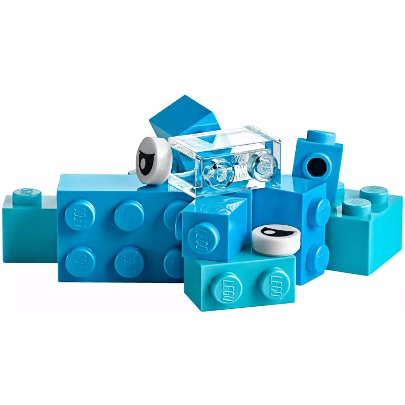 LEGO 10713 Classic Kreatywna Walizka do Przechowywania Zabawek z Kolorowymi Klockami, Prezent dla Dzieci od 4 lat, Chłopców i Dziewczynek