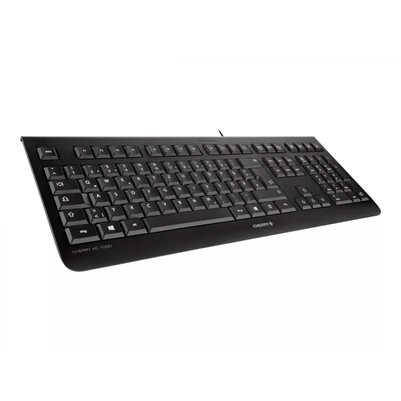 Cherry KC 1000 - klawiatura - nordycka - czarna