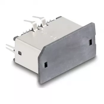 Złącze przewodowe DeLOCK 67193 USB Type-E Czarny Srebrny Żeńskie