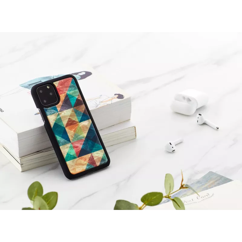 Etui do smartfona iKins dla iPhone 11 Pro — ochronne czarne z mozaiką