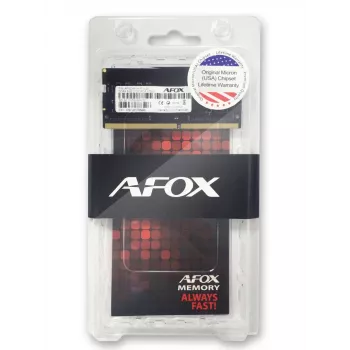 Laptop SODIMM DDR4 8GB 2400MHz AFOX AFSD48EK1P 260-pin SO‑DIMM 1,2V