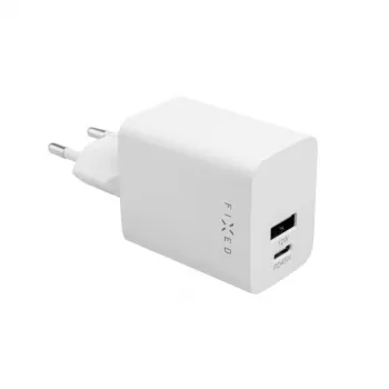 Ładowarka podróżna FIXED Fixed Mini USB-C/USB 45W — kompaktowa dwuportowa ładowarka z USB-C i USB-A