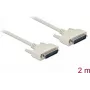 Kabel szeregowy DELOCK 84231, D-Sub 25 pinów na D-Sub 25 pinów, beżowy, 2 m