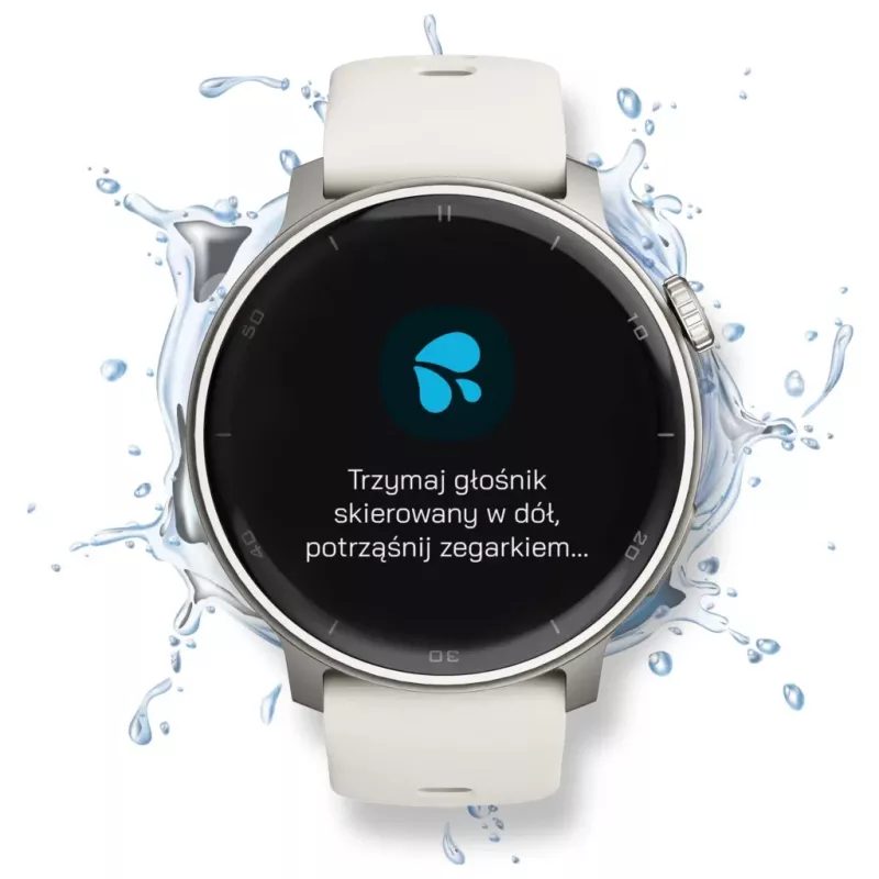 Smartwatch Stelio Activ GPS 46mm Srebrny STSWA101SR, GPS, koperta 46 mm