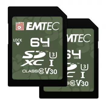Karta pamięci flash Emtec 64GB UHS-I U3 V30 Outdoor ECMSD64GXCU3ORP