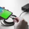 Kabel USB zielony Cell KABGC19 USB 2.0 2m USB A USB C Czarny