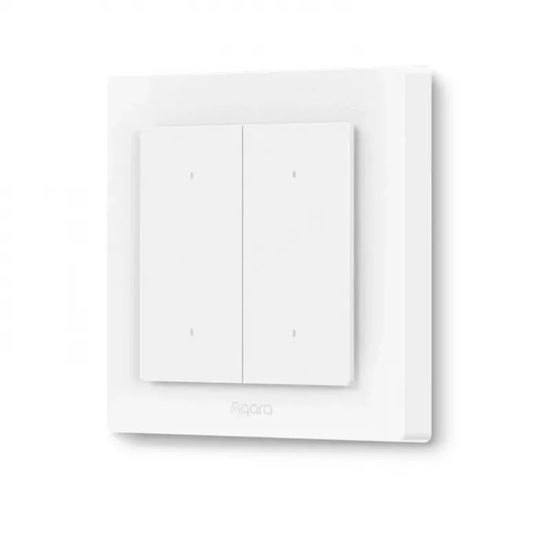 AQARA Light Switch H2 EU (4 przyciski, 2 kanały) (WS-K08D) - inteligentny włącznik ścienny Zigbee i Thread z 2 przekaźnikami