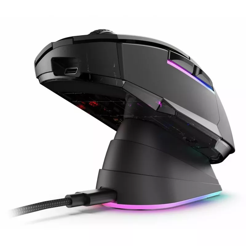 Skiller SGM50W Czarna optyczna mysz gamingowa RGB