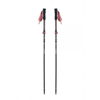 Kijki trekkingowe Viking Kettera Pro Lady — damskie kijki trekkingowe, regulowane, para, czarny/fuksja