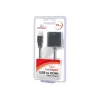 Karta graficzna USB GEMBIRD A-USB3-HDMI-02, wyjście HDMI, do 1920x1080, czarna, 36 g